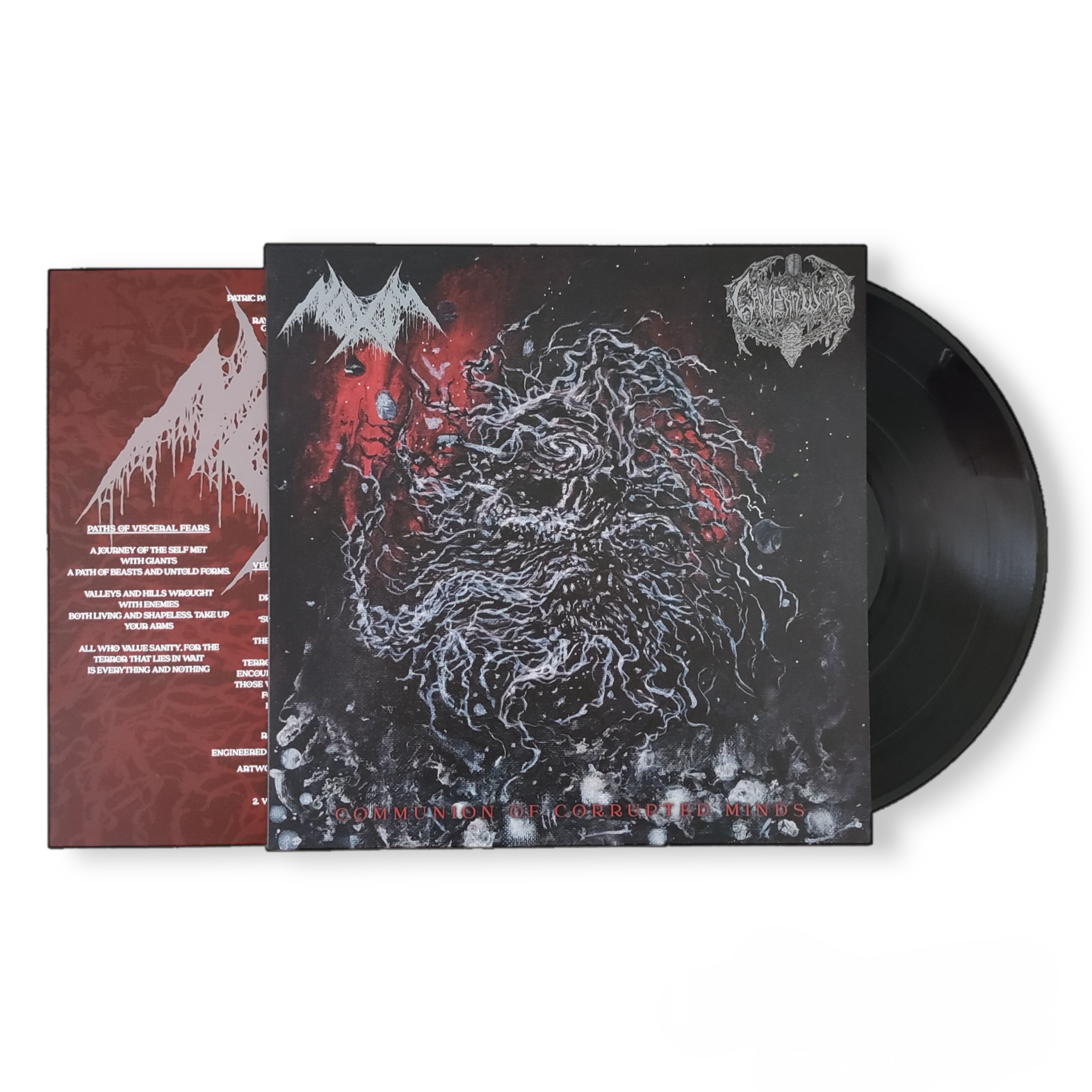 NOXIS / CAVERN WOMB - Communion of Corrupted Minds (LP) (BLACK vinyl)