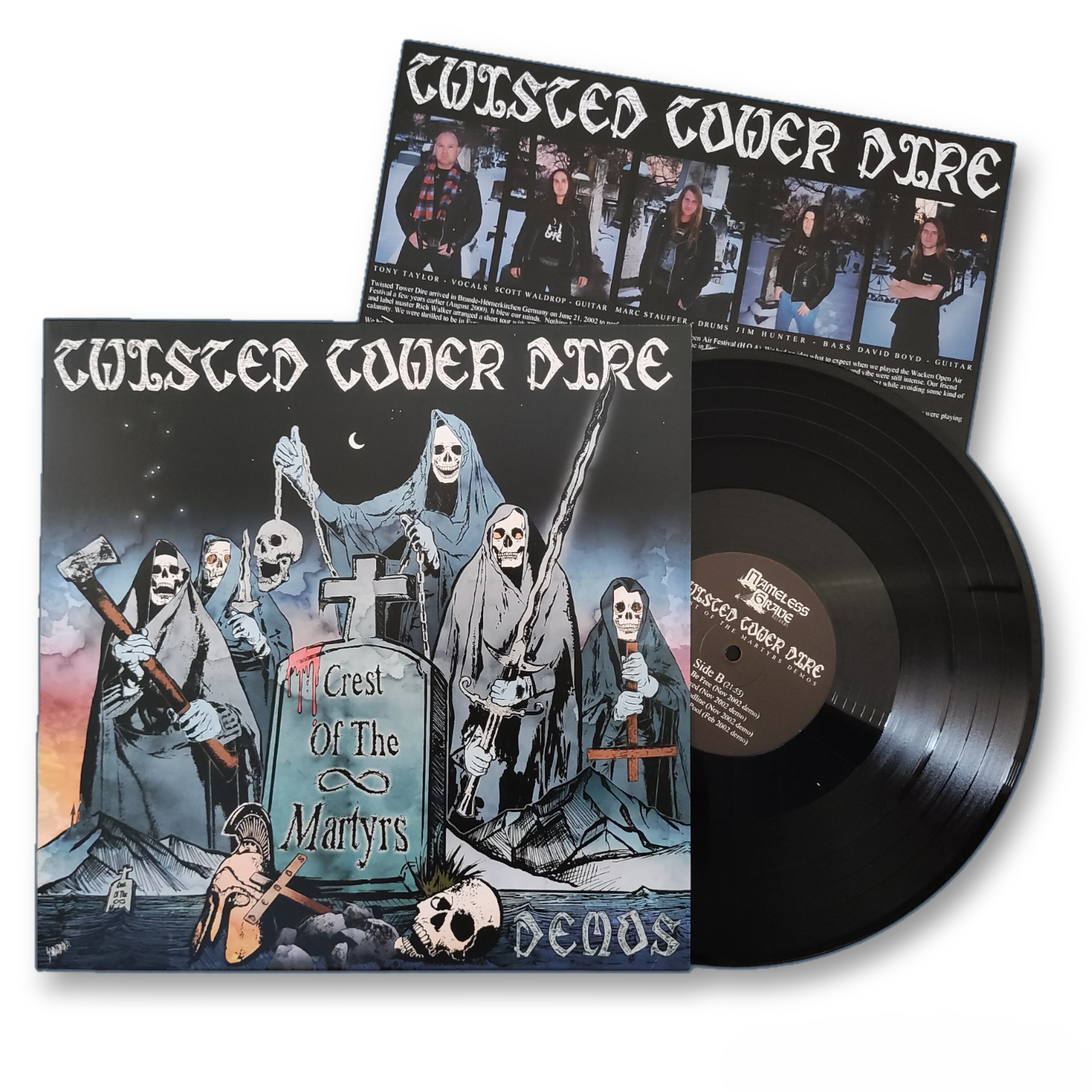 TWISTED TOWER DIE - Crest of the Martyrs LP (BLACK vinyl)