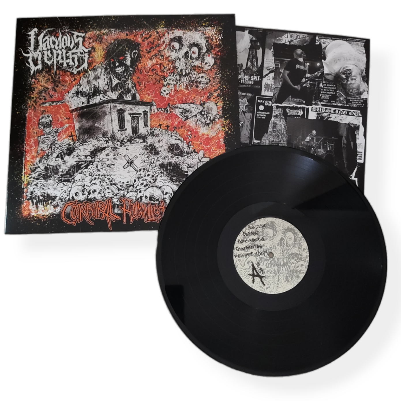 VACUOUS DEPTHS - Corporal Humiliation LP (BLACK vinyl)
