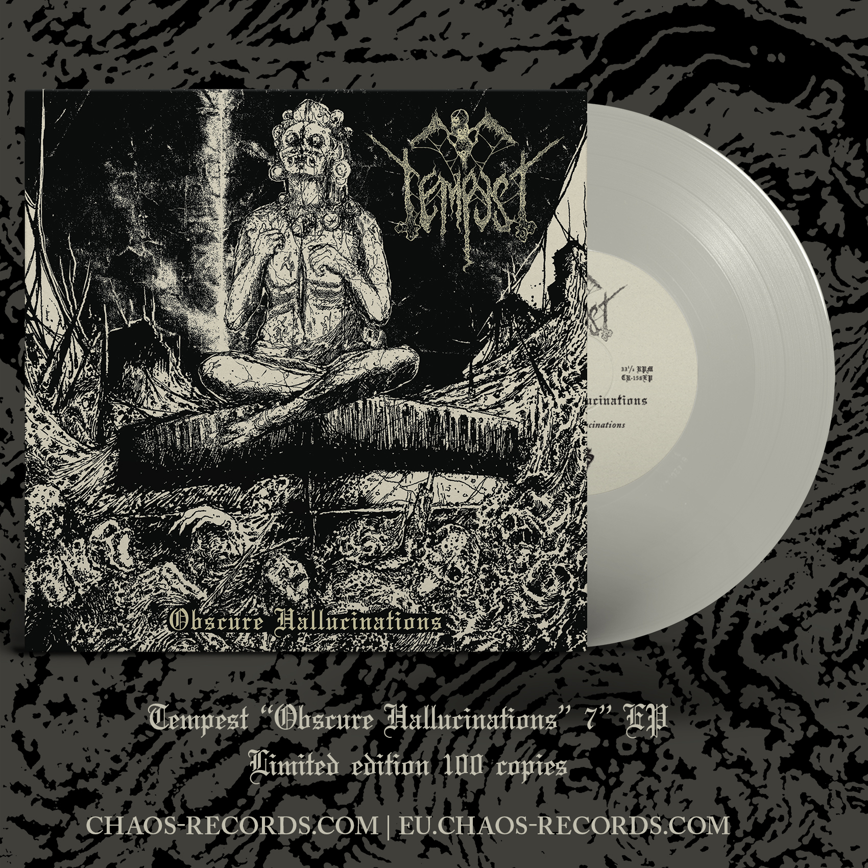 TEMPEST - Obscure Hallucinations 7" EP (SEMI-OPAQUE vinyl)