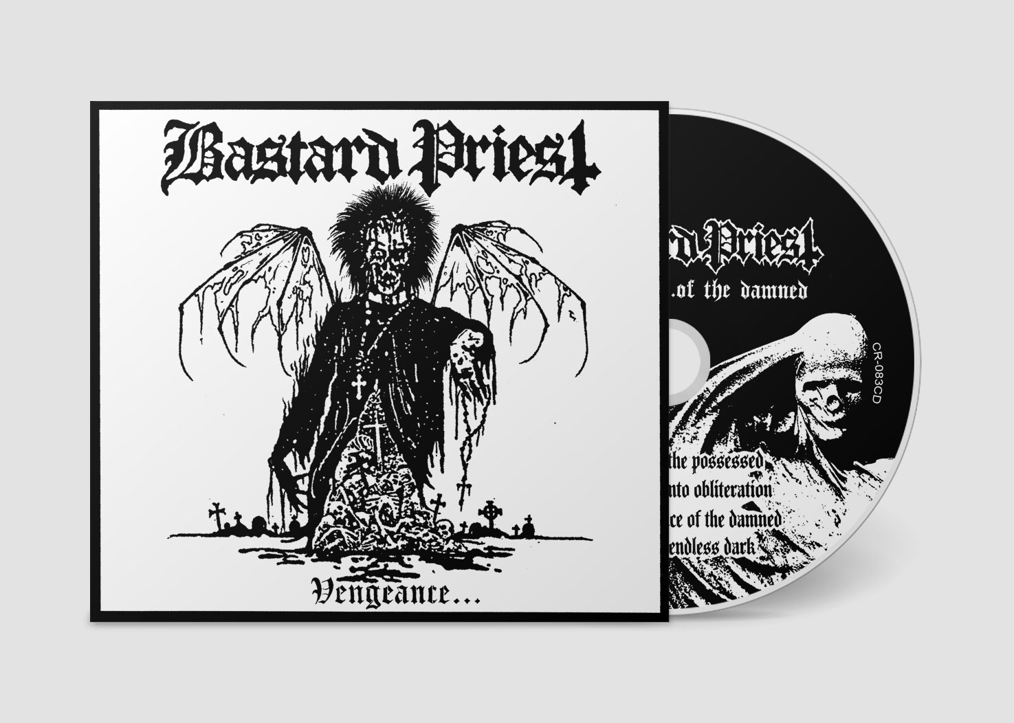 BASTARD PRIEST (SWE) - Vengeance... Of The Damned CD (Digipak) - Image 2