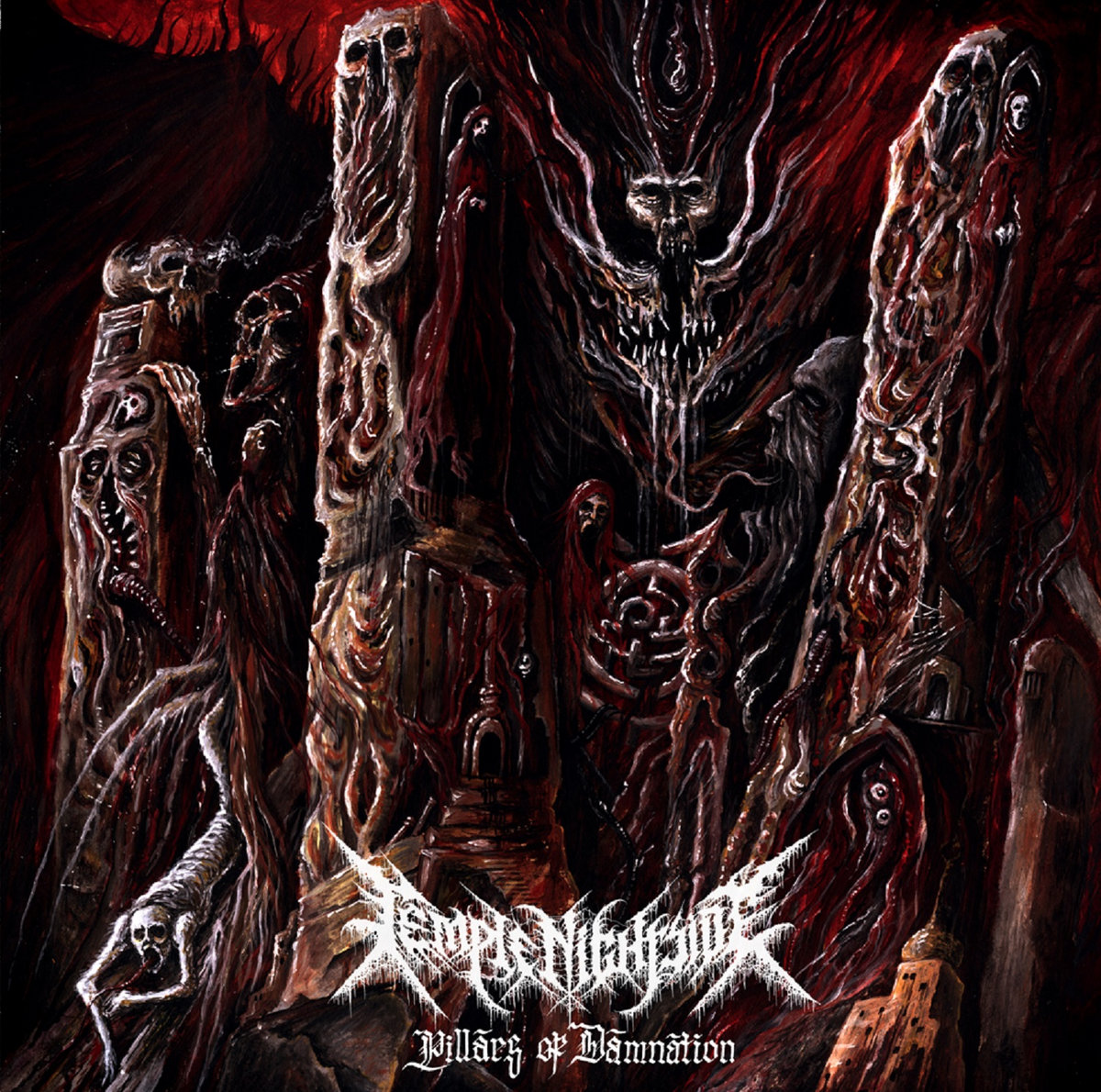 TEMPLE NIGHTSIDE (OZ) - Pillars of Damnation CD