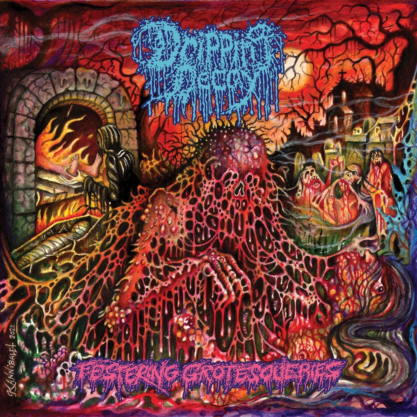 DRIPPING DECAY - Festering Grotesqueries CD