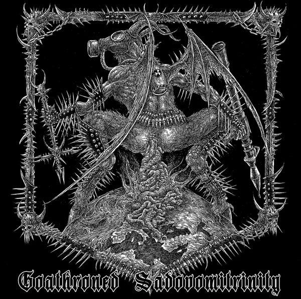 SADROMORTUARY / URANIAVORE / GOATPHAGO / VOMITVALVULA - Goathroned Sadovomitrinity CD
